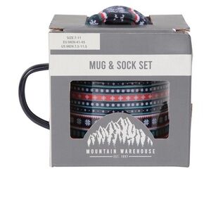 NWT mountain warehouse Mug & Sock Set
